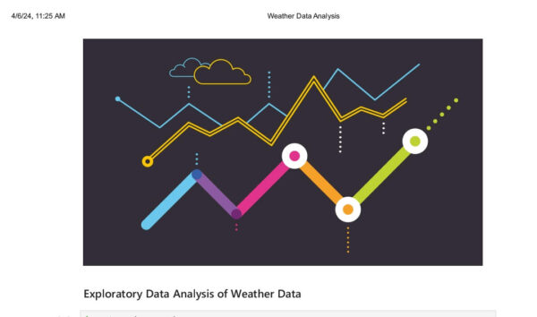 Exploratory Data Analysis of Weather Data – Python